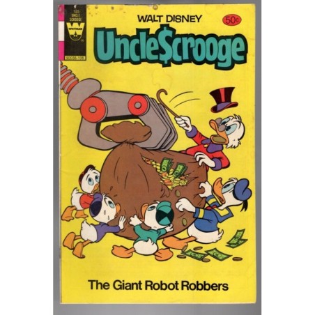 WALT DISNEY UNCLE SCROOGE 185 - WHITMAN 1981 - BAGGED BOARDED - VG (4.0)