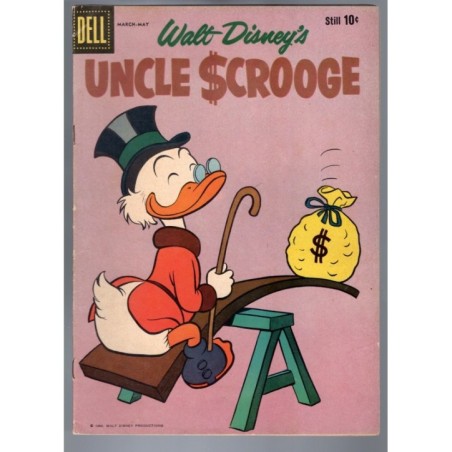 WALT DISNEY'S UNCLE SCROOGE 29 - DELL 1960 - BAGGED BOARDED - VG/FN (5.0)