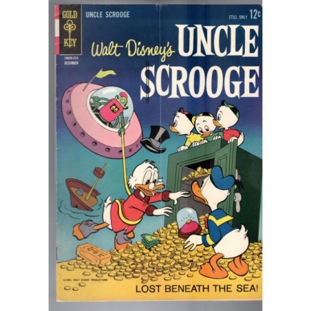 WALT DISNEY'S UNCLE SCROOGE 46 - GOLDKEY 1963 - BAGGED BOARDED - VG/FN (5.0)