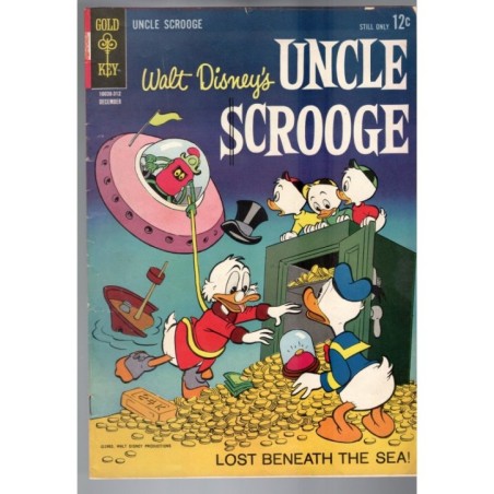 WALT DISNEY'S UNCLE SCROOGE 46 - GOLDKEY 1963 - BAGGED BOARDED - FN (6.0)