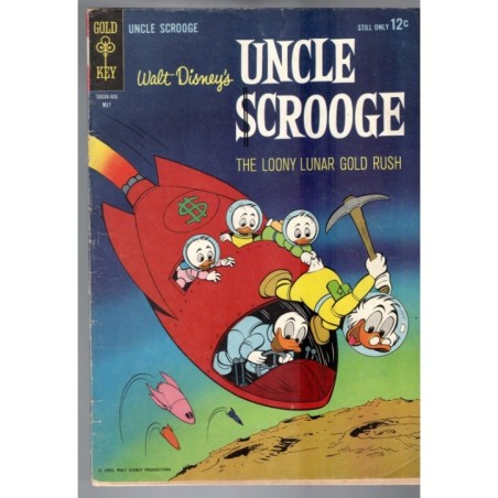 WALT DISNEY'S UNCLE SCROOGE 49 - GOLDKEY 1964 - BAGGED BOARDED - VG (4.0)