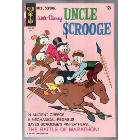 WALT DISNEY UNCLE SCROOGE 75 - GOLDKEY 1968 - BAGGED BOARDED - FN+(6.5)