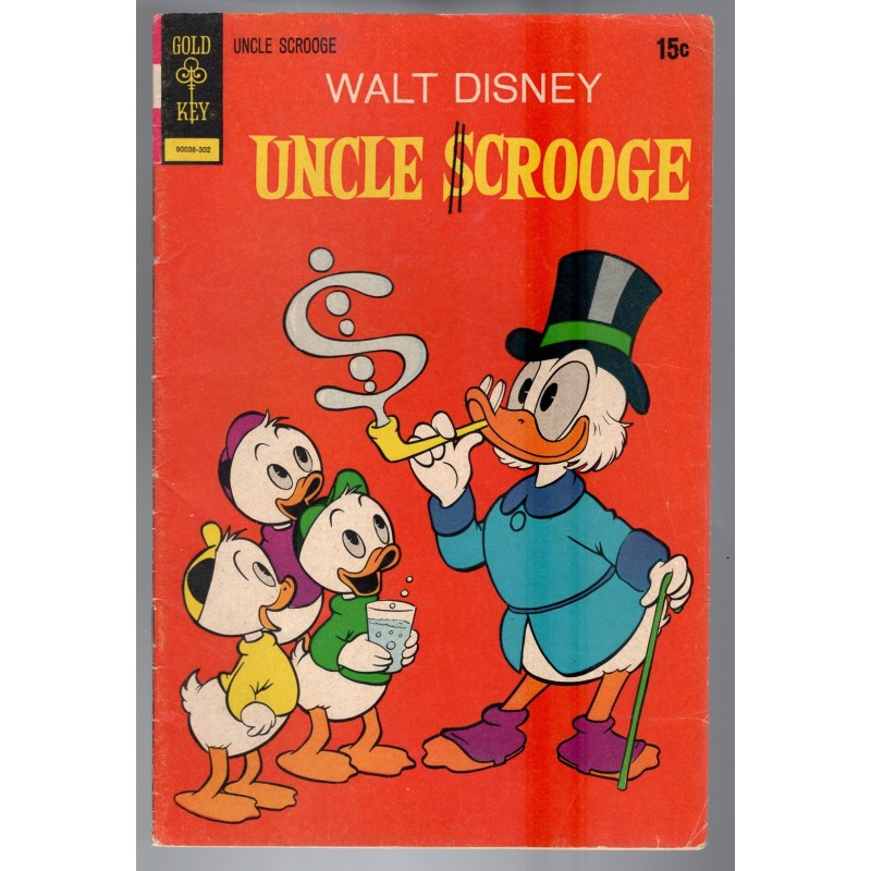 WALT DISNEY UNCLE SCROOGE 103 - GOLDKEY 1972 - BAGGED BOARDED - FN (6.0)