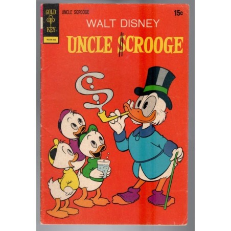 WALT DISNEY UNCLE SCROOGE 103 - GOLDKEY 1972 - BAGGED BOARDED - FN (6.0)