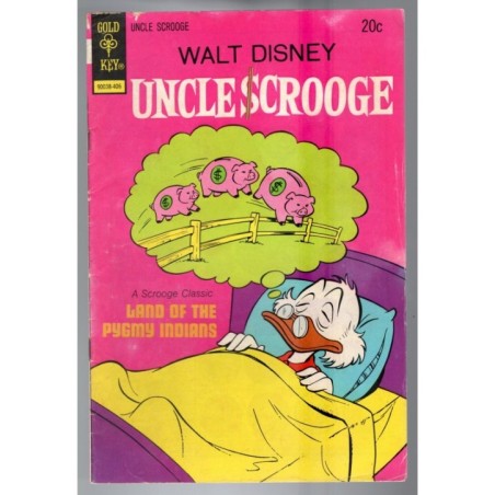 WALT DISNEY UNCLE SCROOGE 112 - GOLDKEY 1974 - BAGGED BOARDED - FN (6.0)
