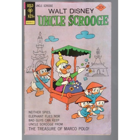 WALT DISNEY UNCLE SCROOGE 134 - GOLDKEY 1976 - BAGGED BOARDED - VG+(4.5)