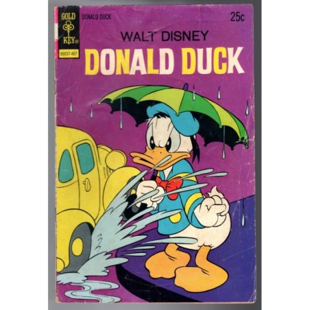 WALT DISNEY DONALD DUCK 157 - GOLDKEY 1974 - BAGGED BOARDED - GD(2.0)