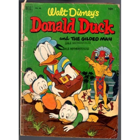 WALT DISNEY DONALD DUCK 422 - DELL 1952 - BAGGED BOARDED - FR (1.0)