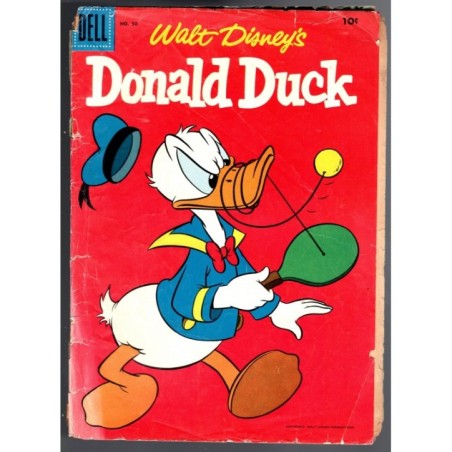 WALT DISNEY DONALD DUCK 50 - DELL 1956 - BAGGED BOARDED - FR (1.0)