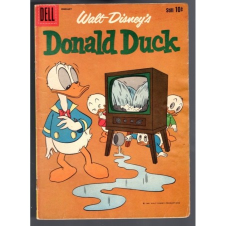 WALT DISNEY DONALD DUCK 75 - DELL 1961 - BAGGED BOARDED - VG/FN (5.0)