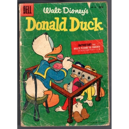 WALT DISNEY DONALD DUCK 43 - DELL 1955 - BAGGED BOARDED - GD-(1.5)