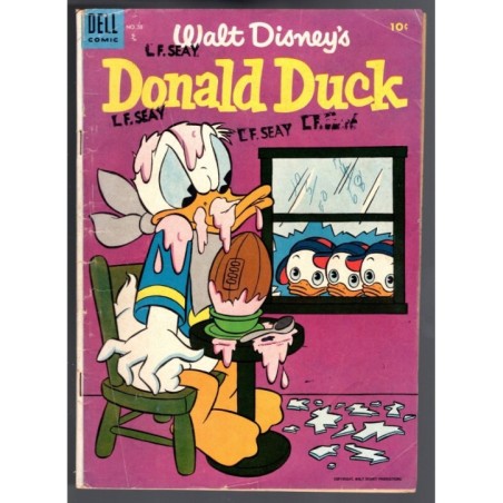 WALT DISNEY DONALD DUCK 38 - DELL 1954 - BAGGED BOARDED - VG+(4.5)