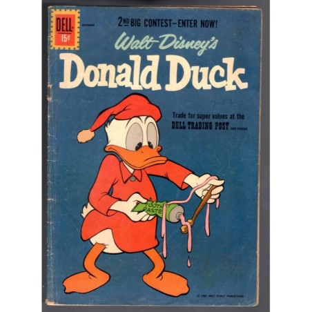 WALT DISNEY DONALD DUCK 79 - DELL 1961 - BAGGED BOARDED - VG+(4.5)