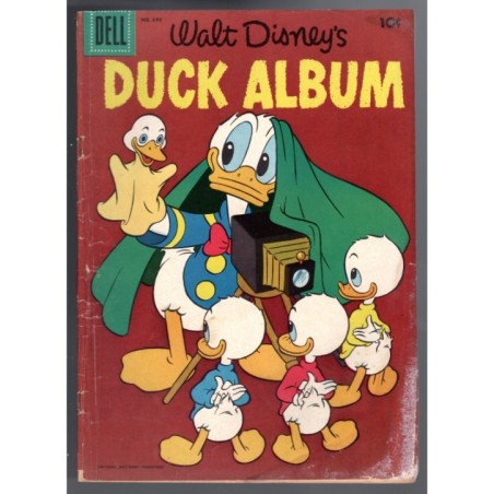 WALT DISNEY'S DUCK ALBUM 649 - DELL 1955 - BAGGED BOARDED - VG (4.0)