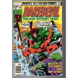 DAREDEVIL 153 - MARVEL UK 1978 - BAGGED BOARDED - VF+(8.5)