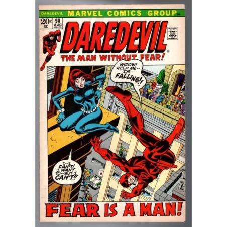 DAREDEVIL 90 - MARVEL 1972 - BAGGED BOARDED - VF (8.0)