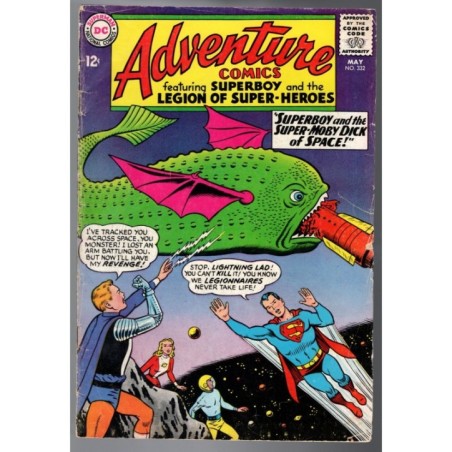 ADVENTURE COMICS 332 - DC 1965 - BAGGED BOARDED - VG/FN (5.0)