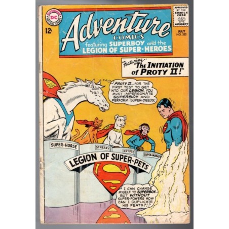 ADVENTURE COMICS 322 - DC 1964 - BAGGED BOARDED - VG (4.0)