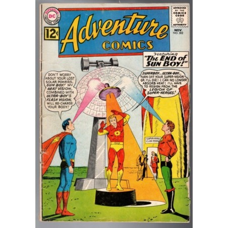 ADVENTURE COMICS 302 - DC 1962 - BAGGED BOARDED - GD+ (2.5)