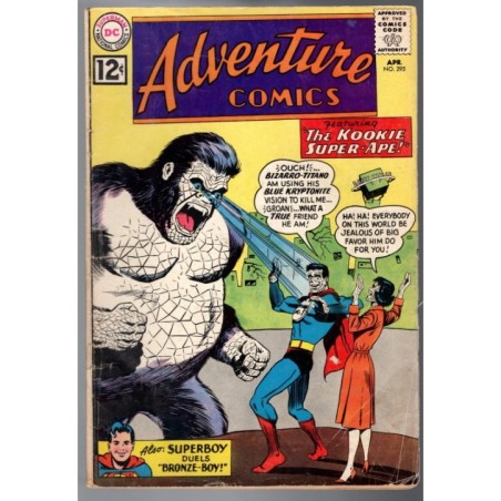 ADVENTURE COMICS 295 - DC 1962 - BAGGED BOARDED - VG (4.0)