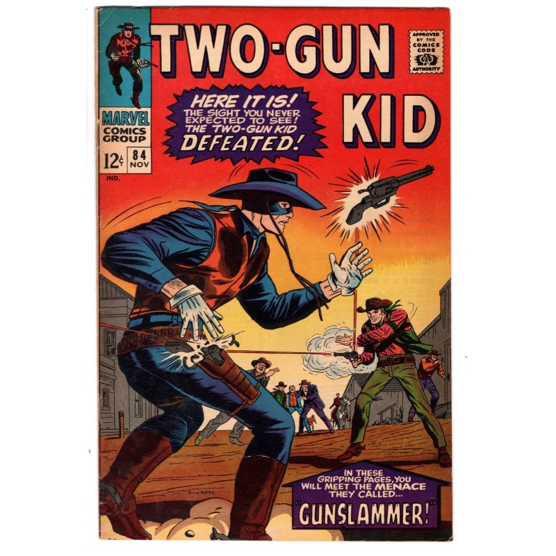 TWO-GUN KID 84 - MARVEL 1966 - BAGGED BOARDED - FN+ (6.5)