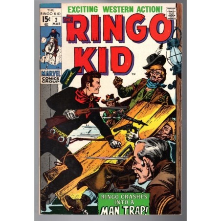 RINGO KID 2 - MARVEL 1970 - BAGGED BOARDED - VF (8.0)