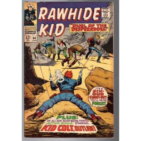 RAWHIDE KID 64 - MARVEL 1968 - BAGGED BOARDED - FN/VF (7.0)