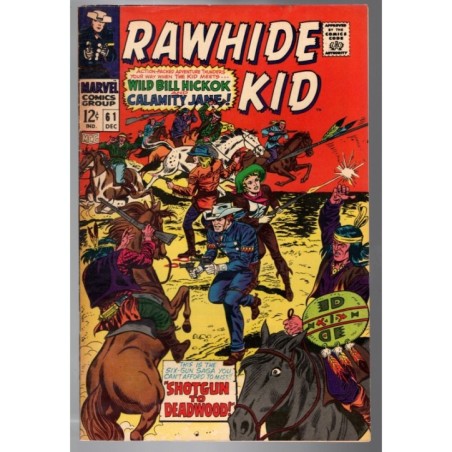 RAWHIDE KID 61 - MARVEL 1967 - BAGGED BOARDED - FN+ (6.5)