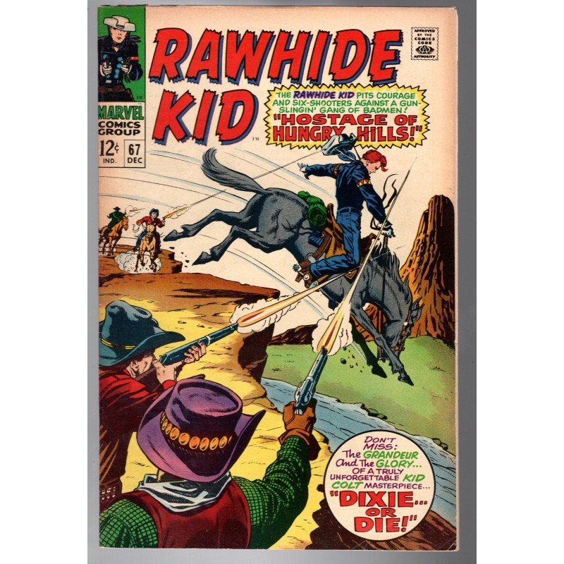 RAWHIDE KID 67 - MARVEL 1968 - BAGGED BOARDED - FN/VF (7.0)