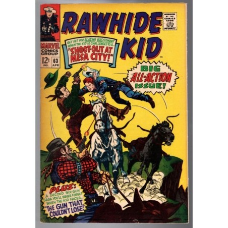 RAWHIDE KID 63 - MARVEL 1968 - BAGGED BOARDED - FN/VF (7.0)