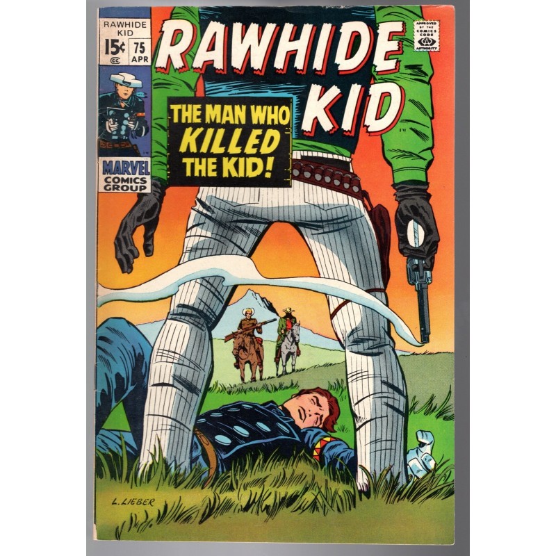 RAWHIDE KID 75 - MARVEL 1970 - BAGGED BOARDED - VF-(7.5)