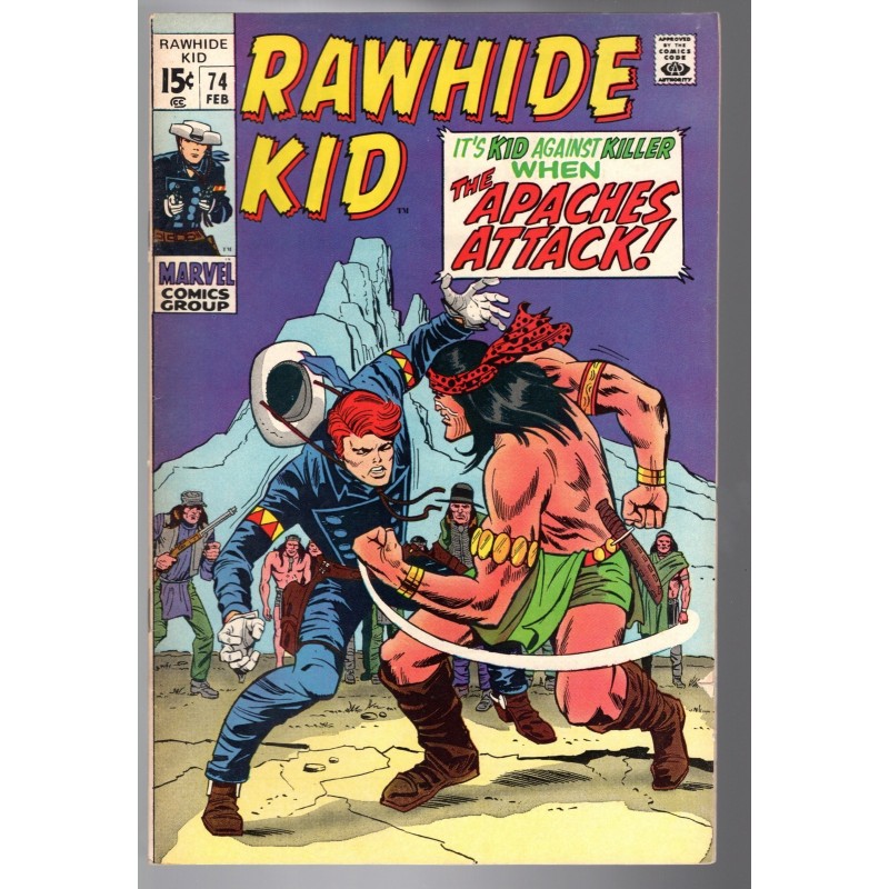RAWHIDE KID 74 - MARVEL 1970 - BAGGED BOARDED - VF (8.0)