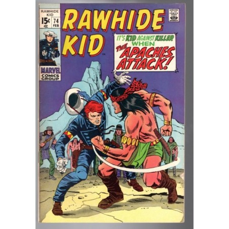RAWHIDE KID 74 - MARVEL 1970 - BAGGED BOARDED - VF (8.0)