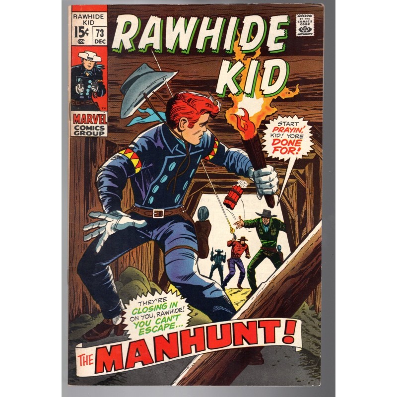 RAWHIDE KID 73 - MARVEL 1969 - BAGGED BOARDED - VF+(8.5)