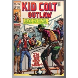 KID COLT OUTLAW 144 - MARVEL 1970 - BAGGED BOARDED - VF (8.0)