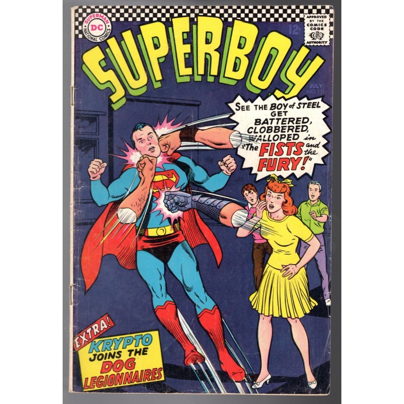 SUPERBOY 131 - DC 1966 - BAGGED BOARDED - VG (4.0)