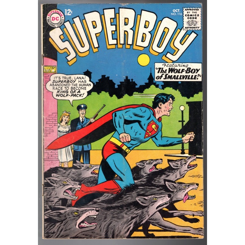 SUPERBOY 116 - DC 1964 - BAGGED BOARDED - VG/FN (5.0)