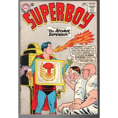 SUPERBOY 115 - DC 1964 - BAGGED BOARDED - FN (6.0)