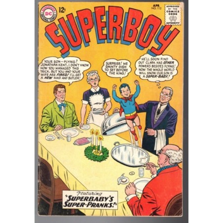 SUPERBOY 112 - DC 1964 - BAGGED BOARDED - FN (6.0)