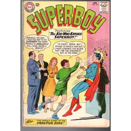 SUPERBOY 104 - DC 1963 - BAGGED BOARDED - VG (4.0)