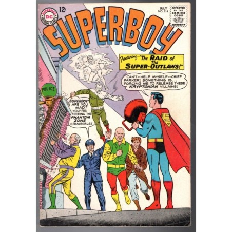 SUPERBOY 114 - DC 1964 - BAGGED BOARDED - FN+ (6.5)