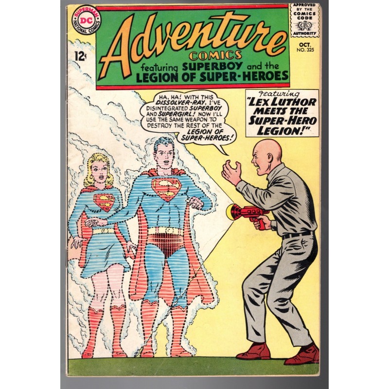 ADVENTURE COMICS 325 - DC 1964 - BAGGED BOARDED - FN+ (6.5)