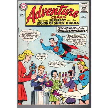 ADVENTURE COMICS 326 - DC 1964 - BAGGED BOARDED - FN+ (6.5)