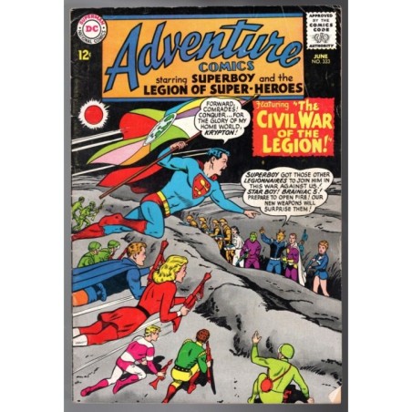 ADVENTURE COMICS 333 - DC 1965 - BAGGED BOARDED - FN (6.0)