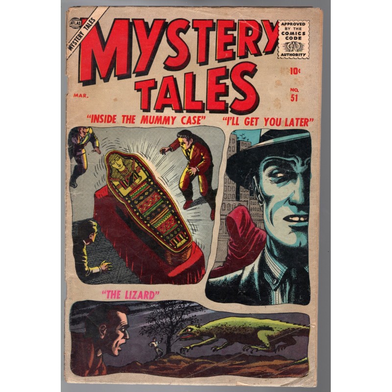 MYSTERY TALES 51 - ATLAS 1957 - BAGGED BOARDED - VG+(4.5)