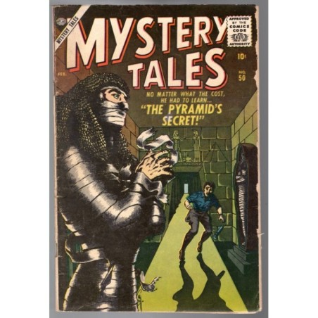 MYSTERY TALES 50 - ATLAS 1957 - BAGGED BOARDED - VG+(4.5)