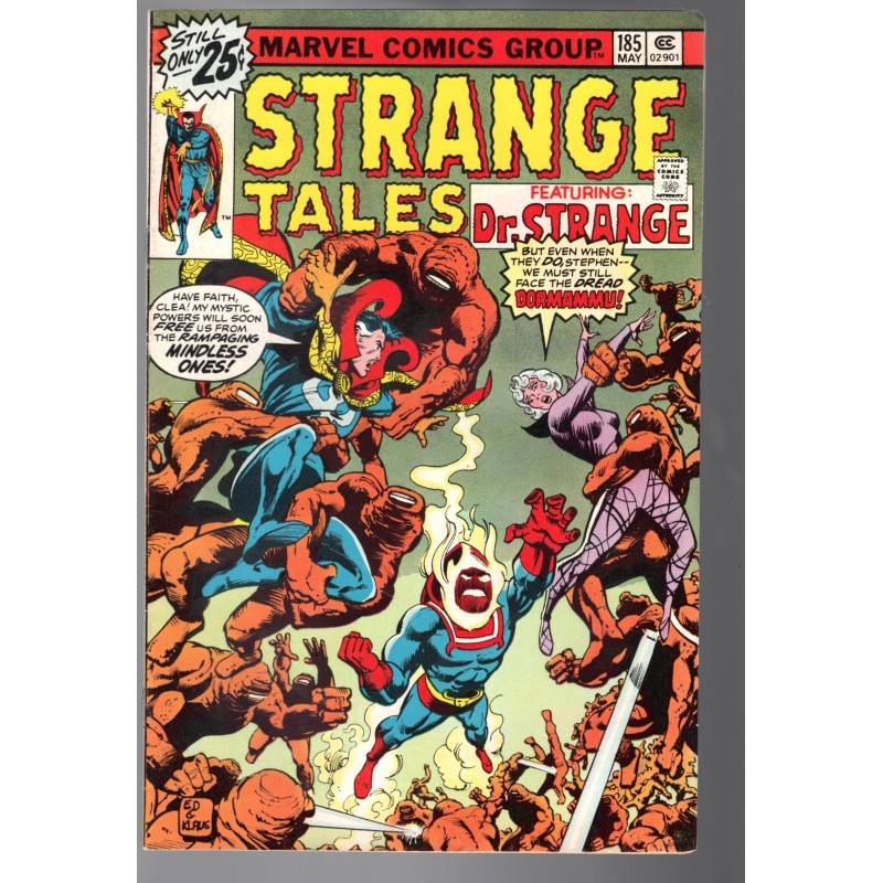 STRANGE TALES 185 - MARVEL 1976 - BAGGED BOARDED - VF (8.0)