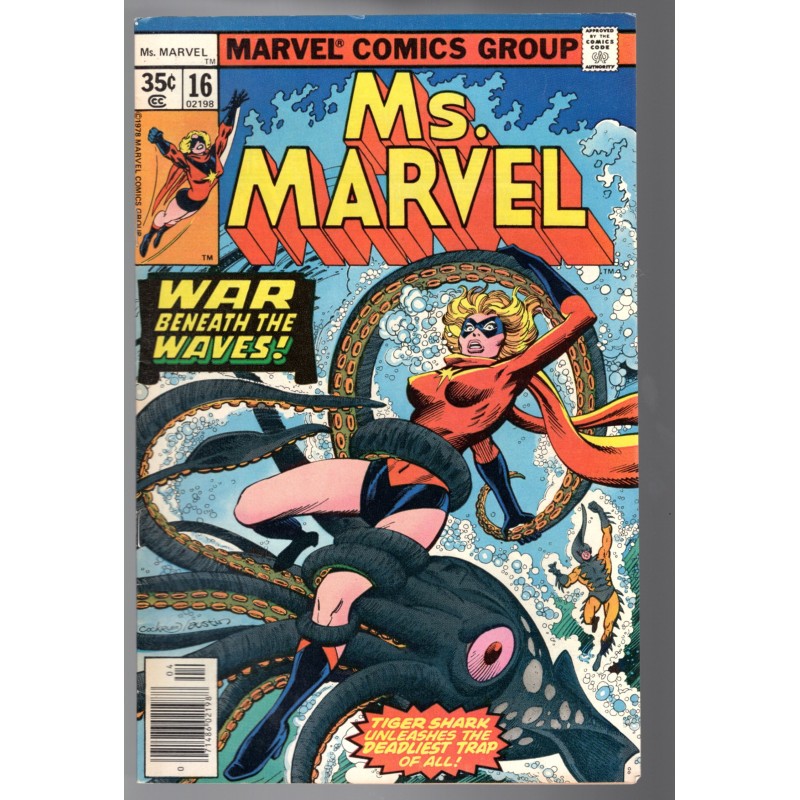 MS MARVEL 16 - MARVEL 1978 - BAGGED BOARDED - FN/VF (7.0)