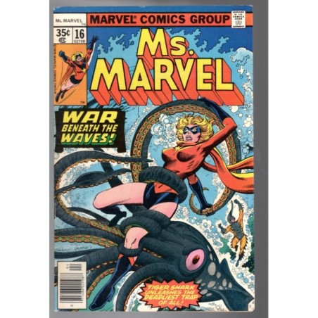 MS MARVEL 16 - MARVEL 1978 - BAGGED BOARDED - FN/VF (7.0)