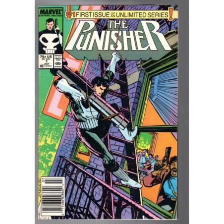 THE PUNISHER 1 - MARVEL 1987 - BAGGED BOARDED - VF (8.0)